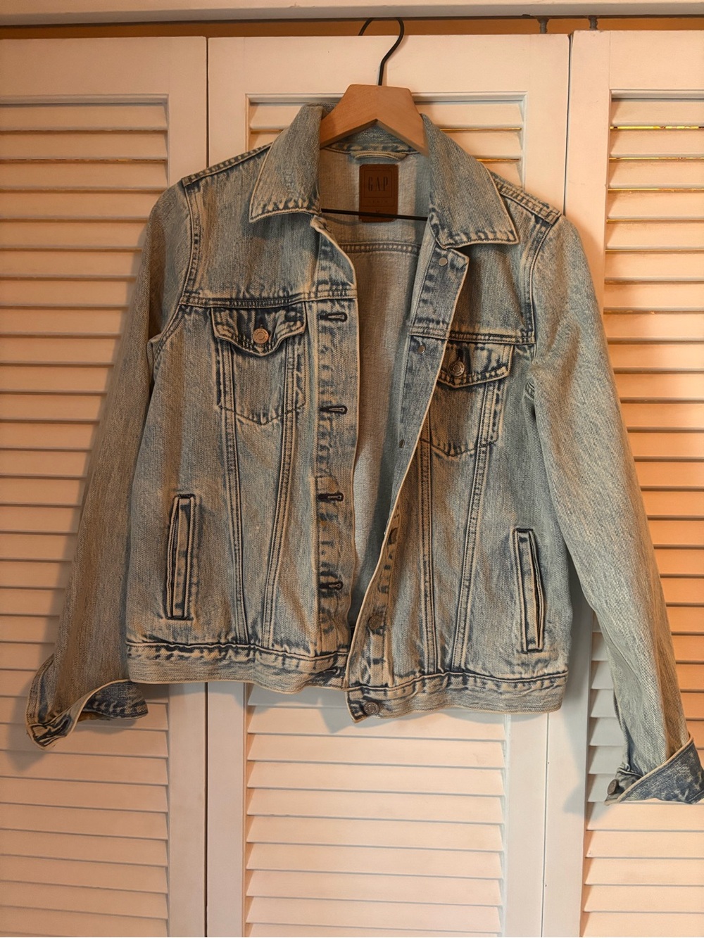 GAP Light Wash Blue Denim Jacket